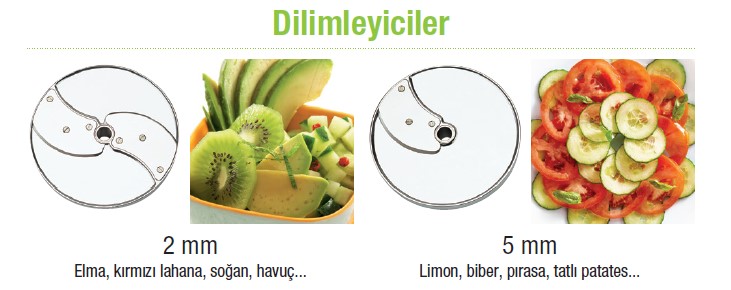 ROBOT COUPE R 502/652 V.V.-CL 50/50 Ultra/52/55/60 Sebze Doğrama Makineleri İçin 7 Disk Paketi, EXPERT-7 DISK